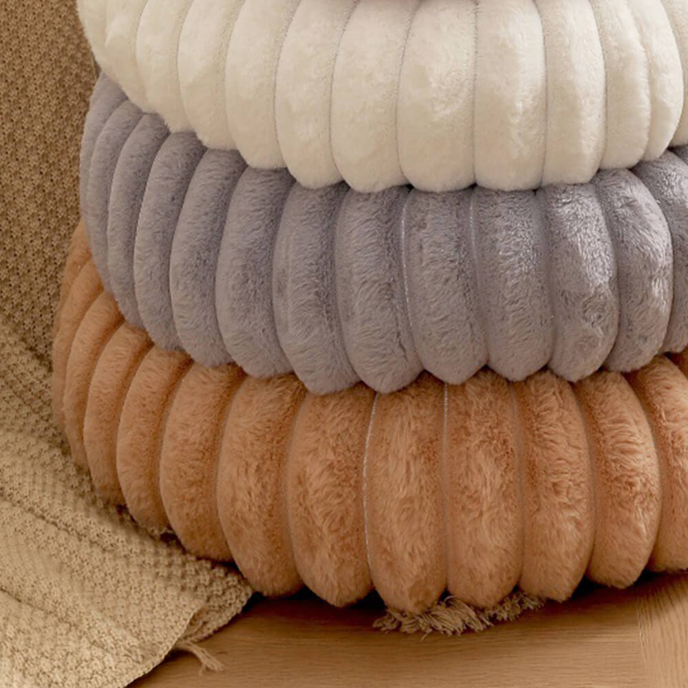 Ultra-Soft Donut Pet Bed Cozy Supportive Plush Design