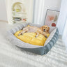 Orthopedic Plush Pet Bed Ultra Soft Supportive Design