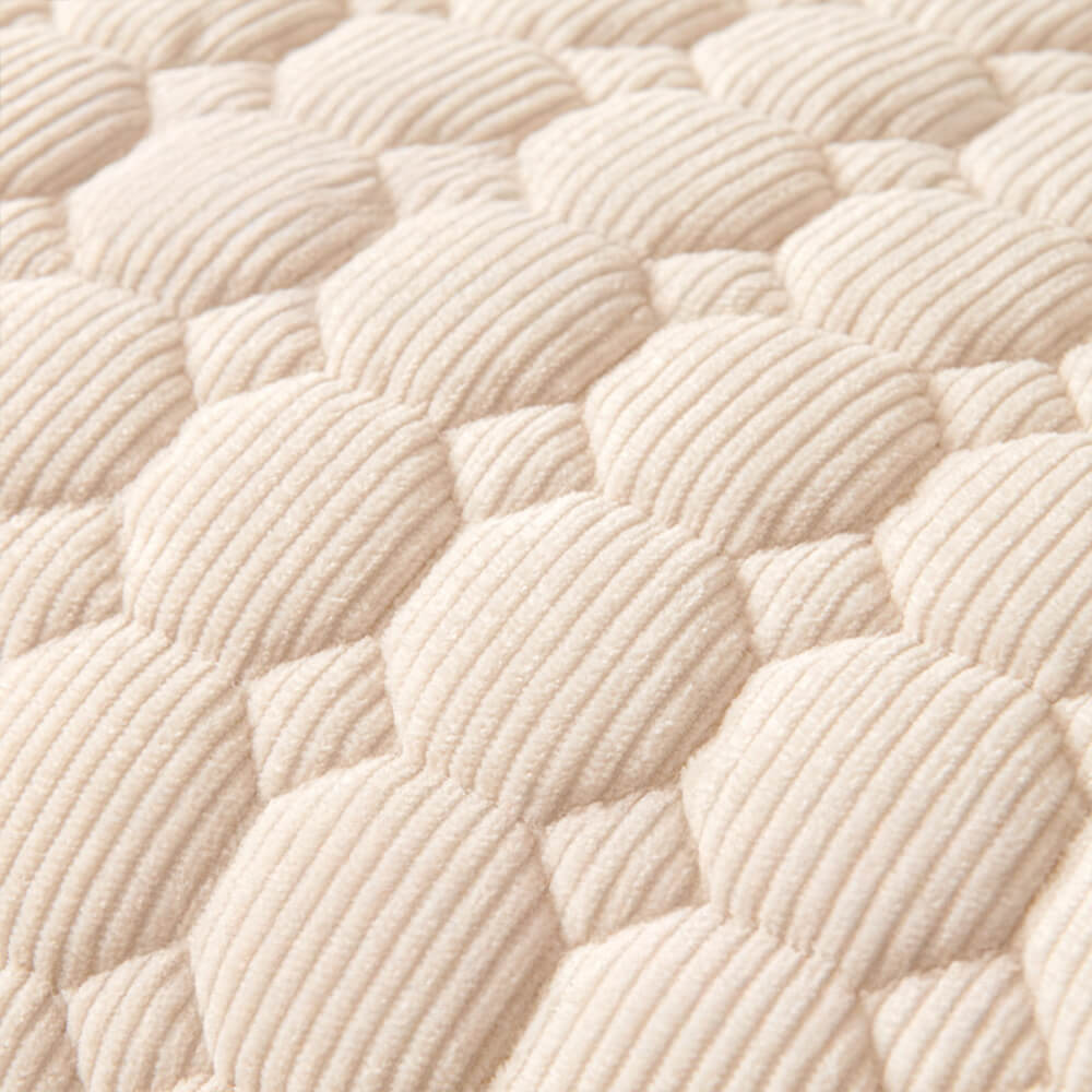 Ultra-Soft Pearl Fleece Dog Mat Quilted Washable Non-Slip