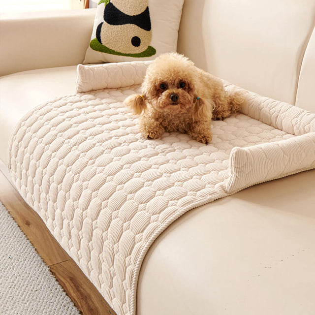 Ultra-Soft Pearl Fleece Dog Mat Quilted Washable Non-Slip