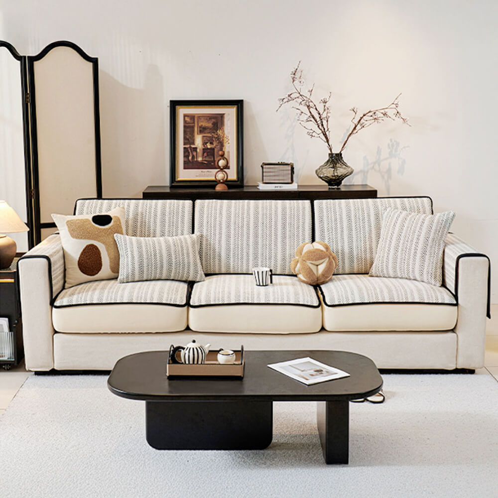 Classic Retro Stretch Chenille Couch Cover Full Protection