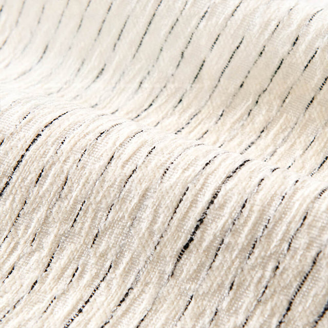 Linear Modern Stretch Chenille Full Wrap Couch Cover - Soft Durable Design