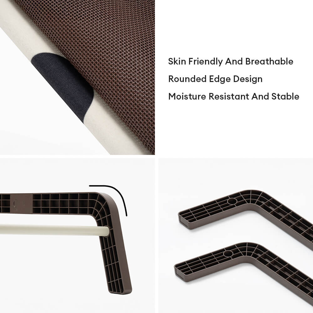 Polka Dot Frosted Suede Summer Cool Dog Bed Stylish Breathable