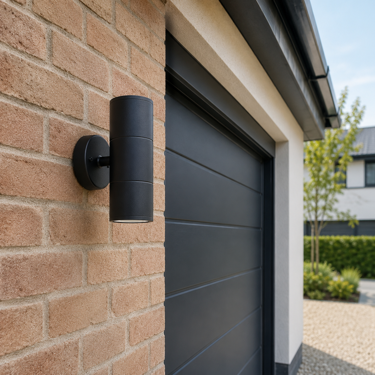 Cylindrical Up Down Outdoor Wall Light, Waterproof Garden Light