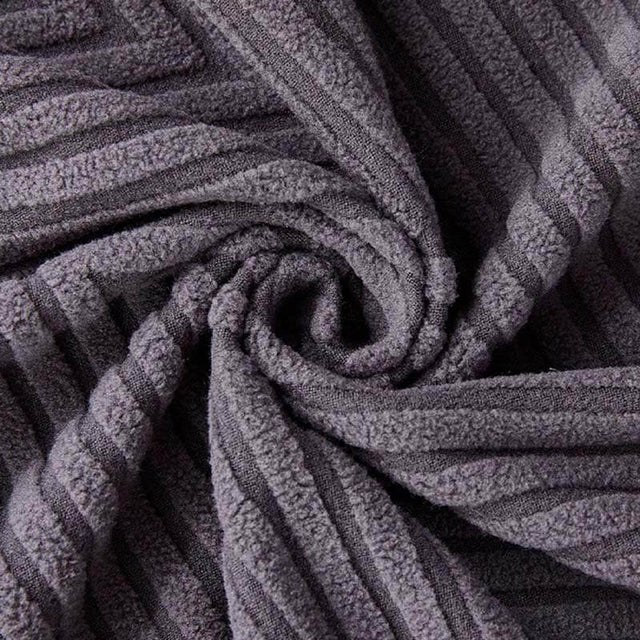 Fully Wrapped Herringbone Couch Cover in Durable Chenille