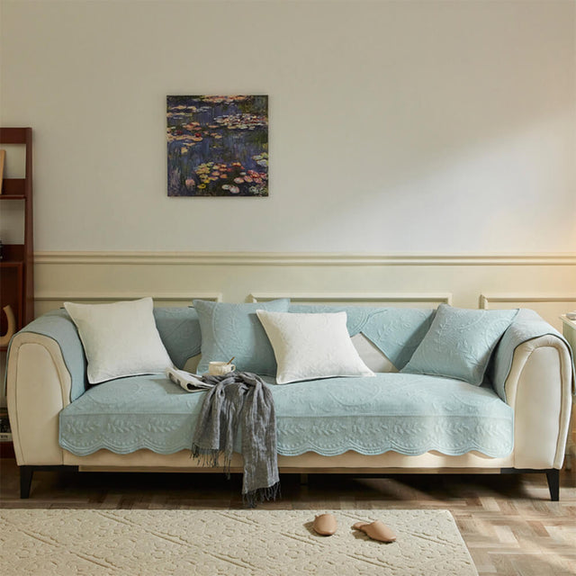 Boho Woven Textured Cotton Breathable Couch Cover 70x70cm