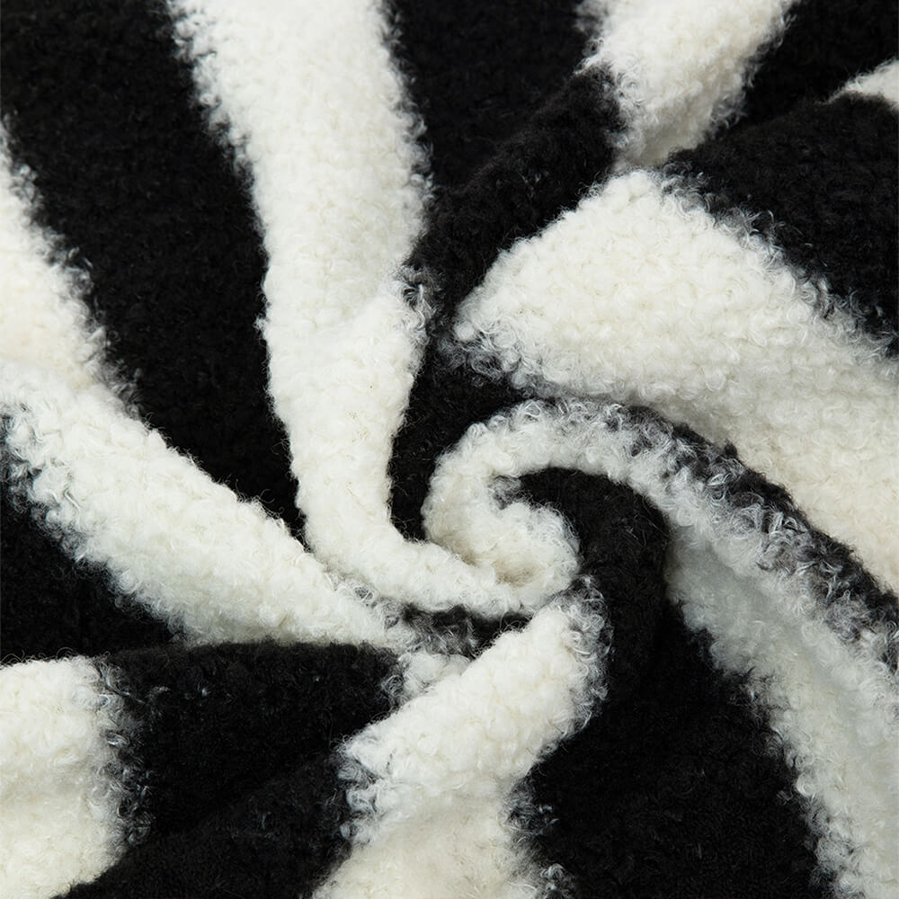 Modern Faux Lambswool Pet Sofa with Wide Armrests and Removable Cushion