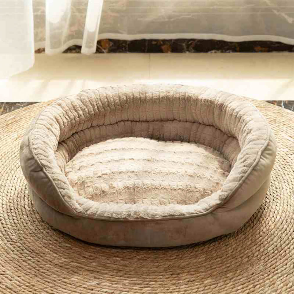 Comfort Round Nest Orthopedic Support Warm Dog Cat Bed