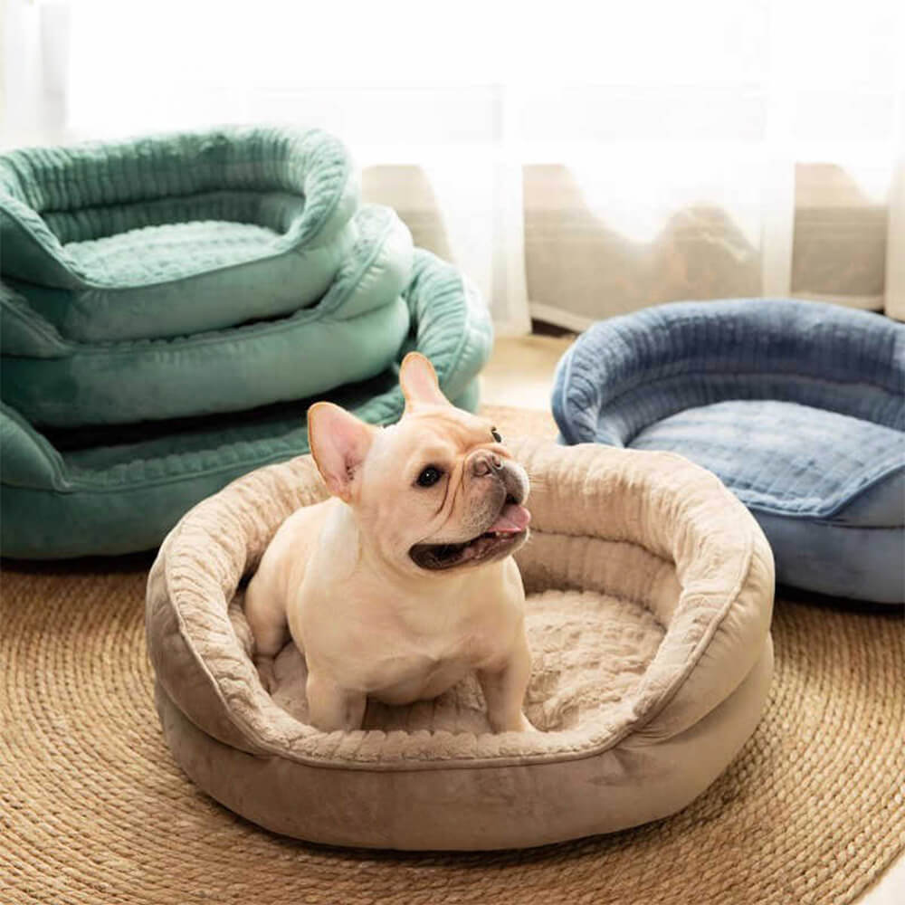 Comfort Round Nest Orthopedic Support Warm Dog Cat Bed
