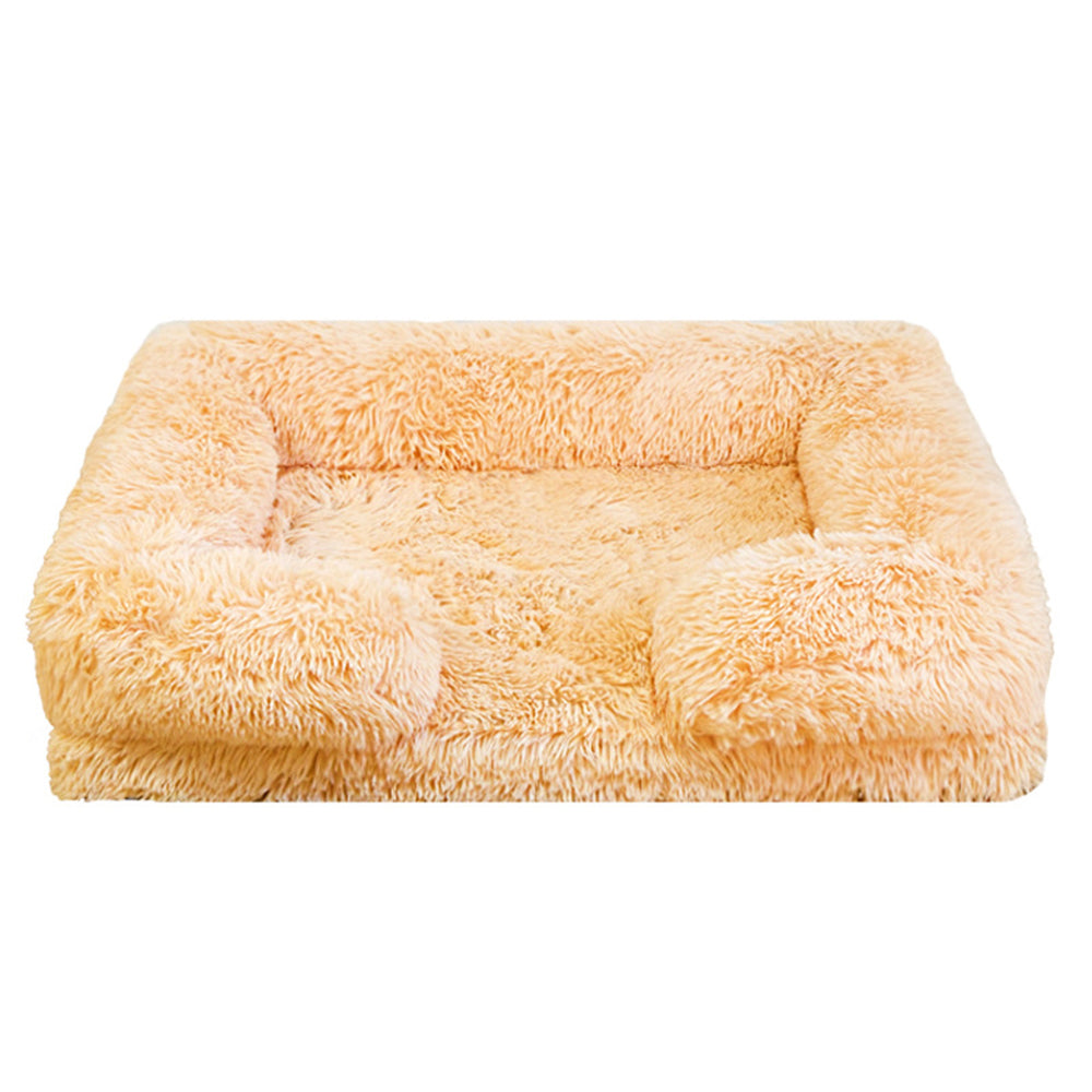 Plush Dog Bed Soft Supportive Easy to Clean Waterproof