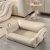 Luxury Natural Latex Supportive Anti Scratch Dog Cat Sofa Bed