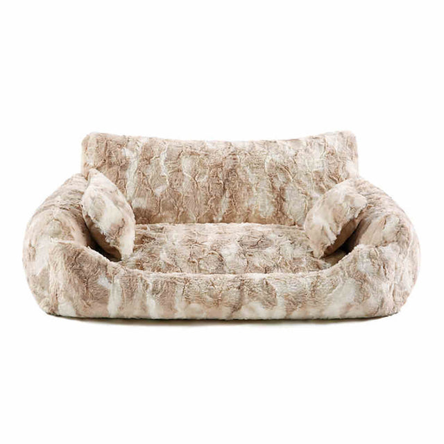 Modern Marble Warm Orthopedic Sofa Bed with Plush Velvet