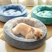 Plush Orthopedic Winter Pet Bed Soft Supportive Cozy Design