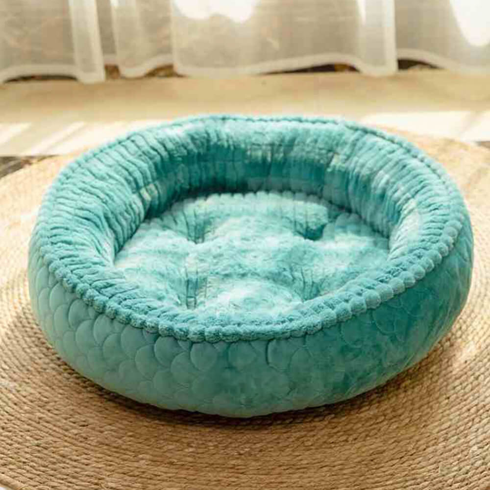 Plush Orthopedic Winter Pet Bed Soft Supportive Cozy Design