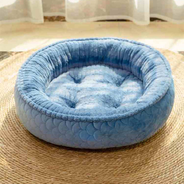 Plush Orthopedic Winter Pet Bed Soft Supportive Cozy Design