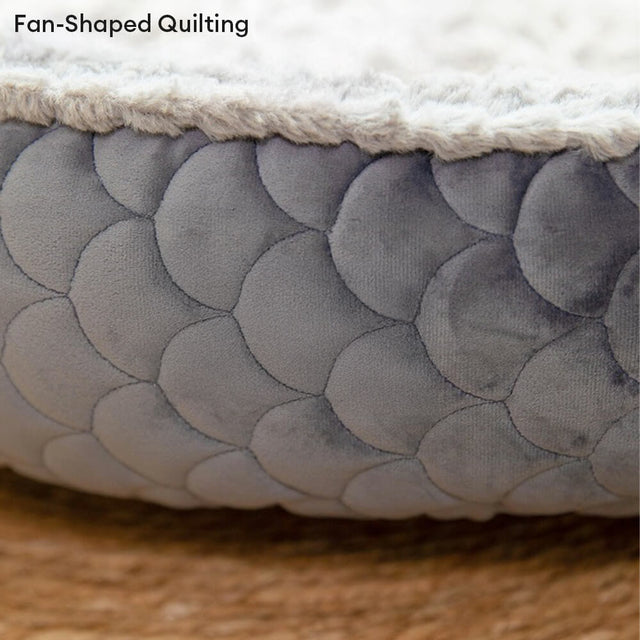 Plush Orthopedic Winter Pet Bed Soft Supportive Cozy Design