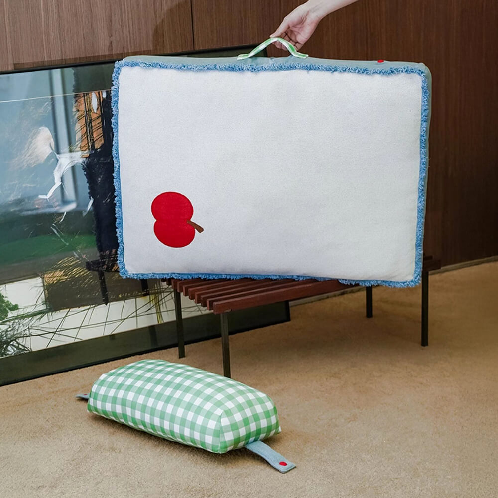 Stylish Durable Denim Pet Mat Comfortable Easy Maintenance