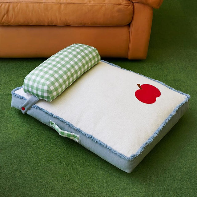 Stylish Durable Denim Pet Mat Comfortable Easy Maintenance