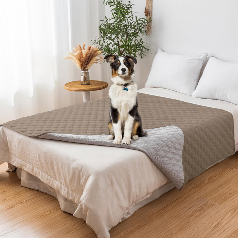 Waterproof & Non-Slip Diamond Quilted Pet Couch Cover
