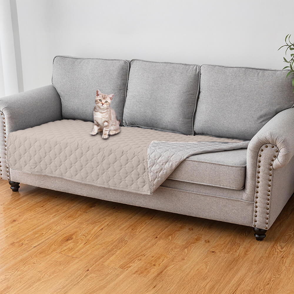 Waterproof & Non-Slip Diamond Quilted Pet Couch Cover
