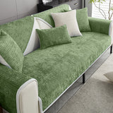 Simple Striped Chenille Anti-scratch Couch Cover for Pets