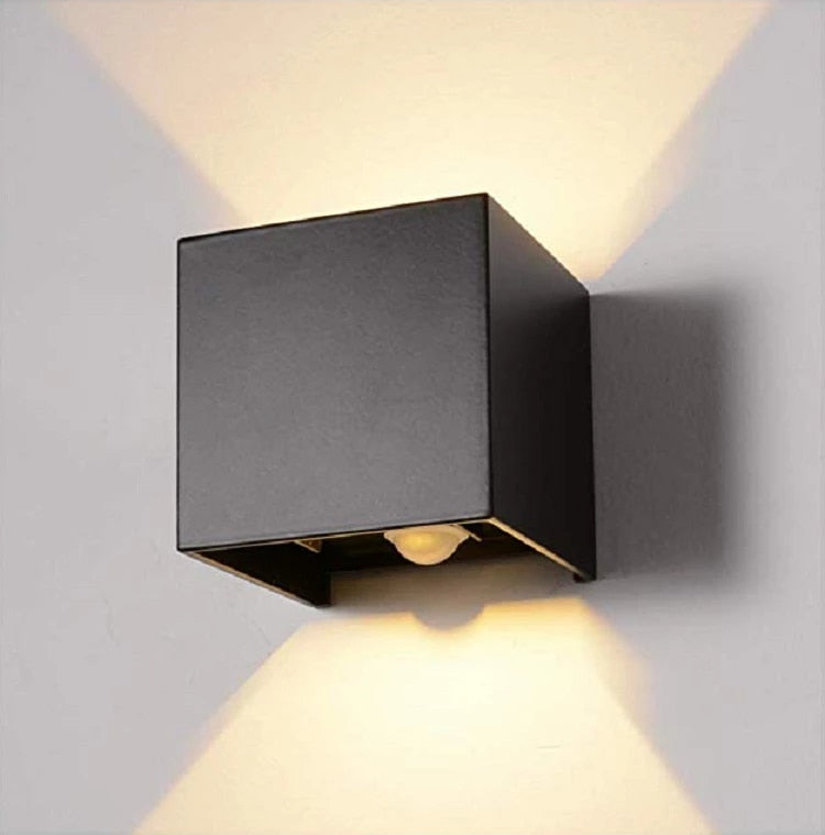 Ari - Outdoor Square Up/Down Wall Sensor Light IP65