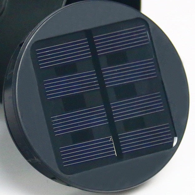 Hachiro - Solar Walkway Garden Light with LED Black Finish