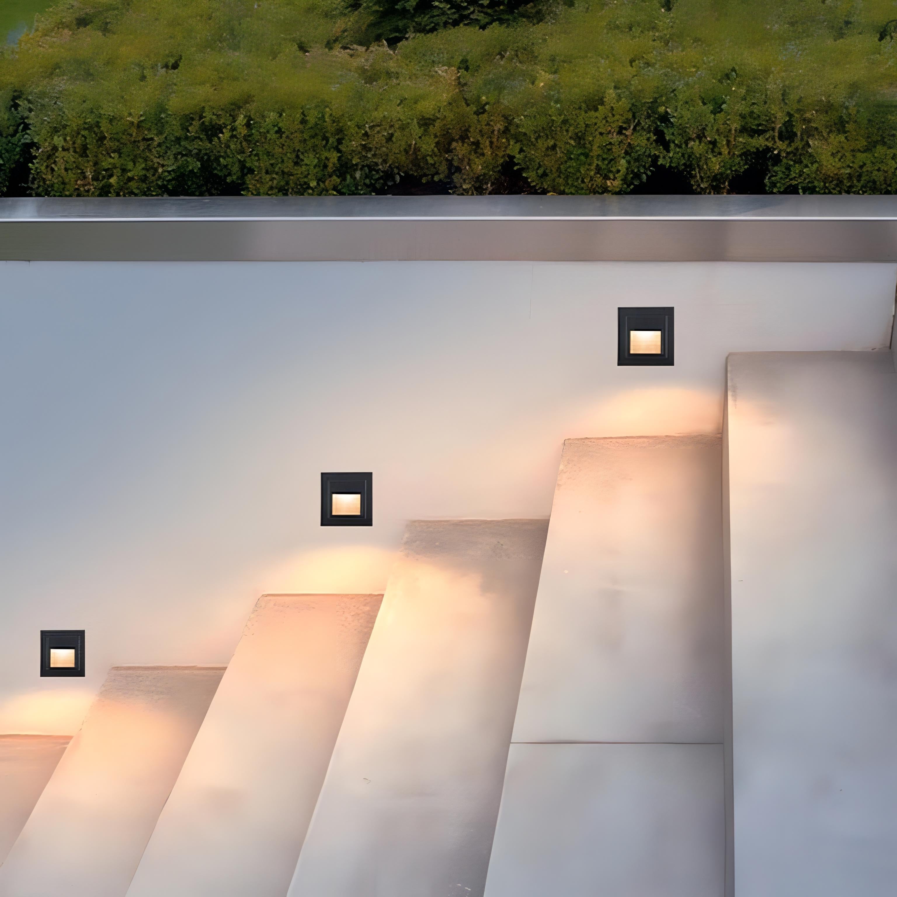 Elian - Recessed LED Step Light, Waterproof Stair & Pathway Wall Light