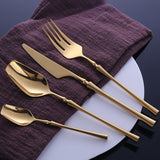  Venice Shine Gold Cutlery Set-1