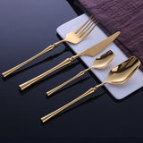  Venice Shine Gold Cutlery Set-2