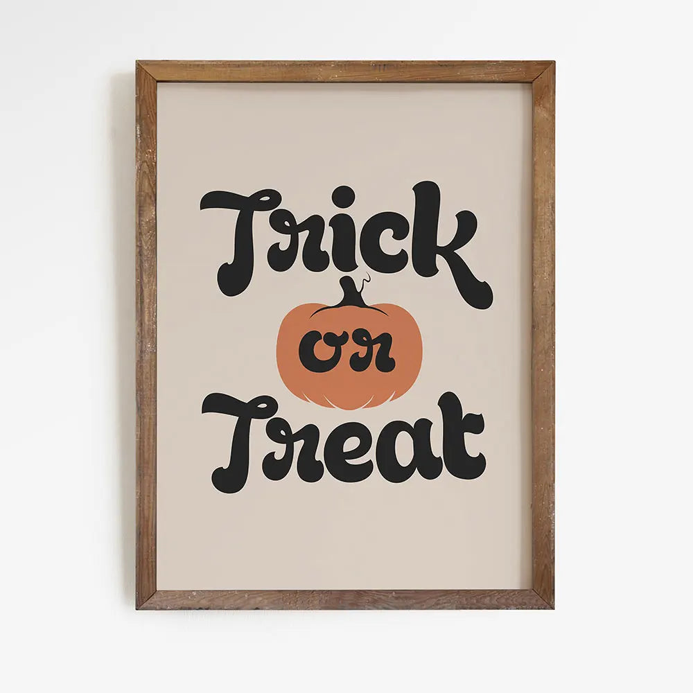 Halloween Cat Canvas Art Print - Spooky Pumpkin Design for Fall Home Decor 7