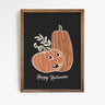 Halloween Cat Canvas Art Print - Spooky Pumpkin Design for Fall Home Decor 9