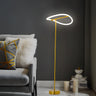 Oliver - Modern LED Swirl Floor Lamp with Energy-Efficient Design