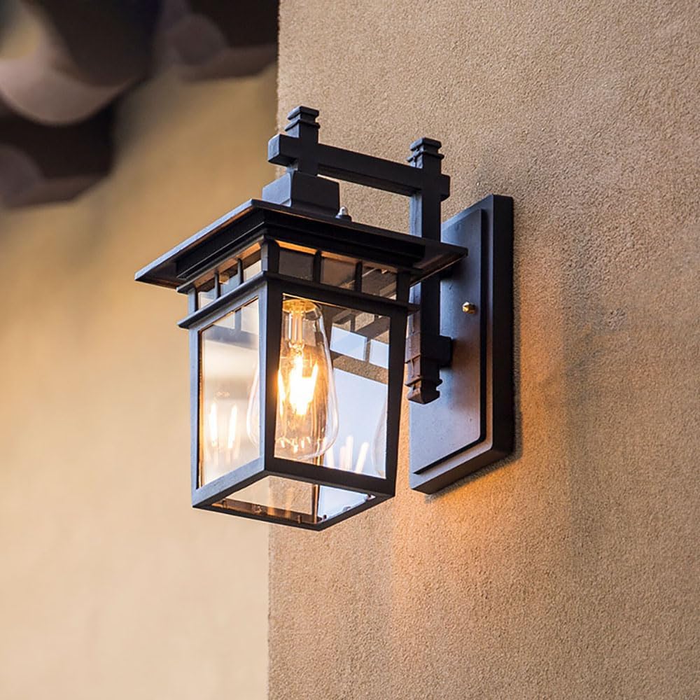 IP44 Rustic Vintage Aluminum Outdoor Wall Lights 0
