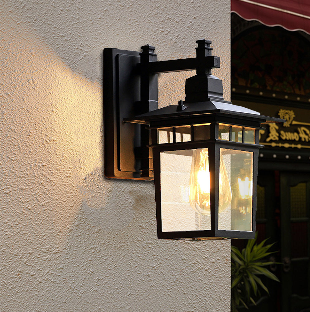 IP44 Rustic Vintage Aluminum Outdoor Wall Lights 2