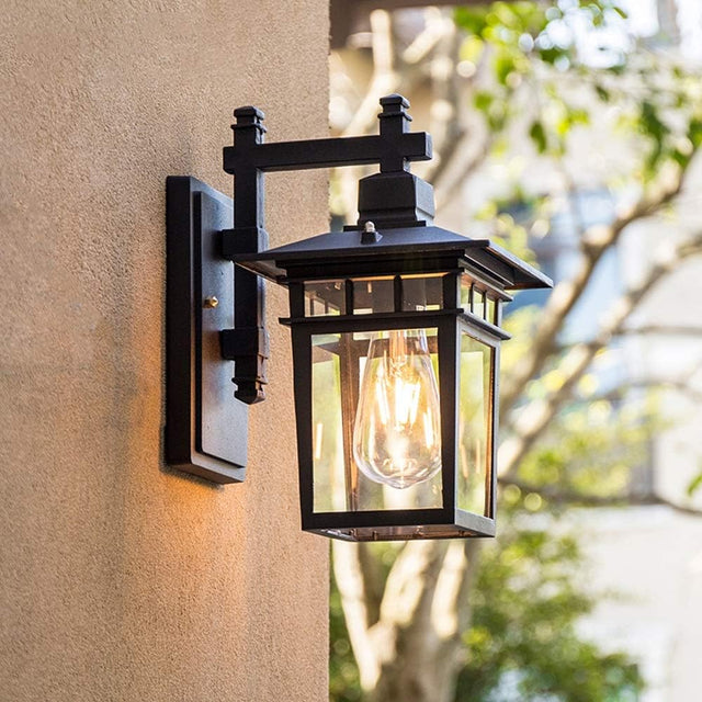IP44 Rustic Vintage Aluminum Outdoor Wall Lights 6