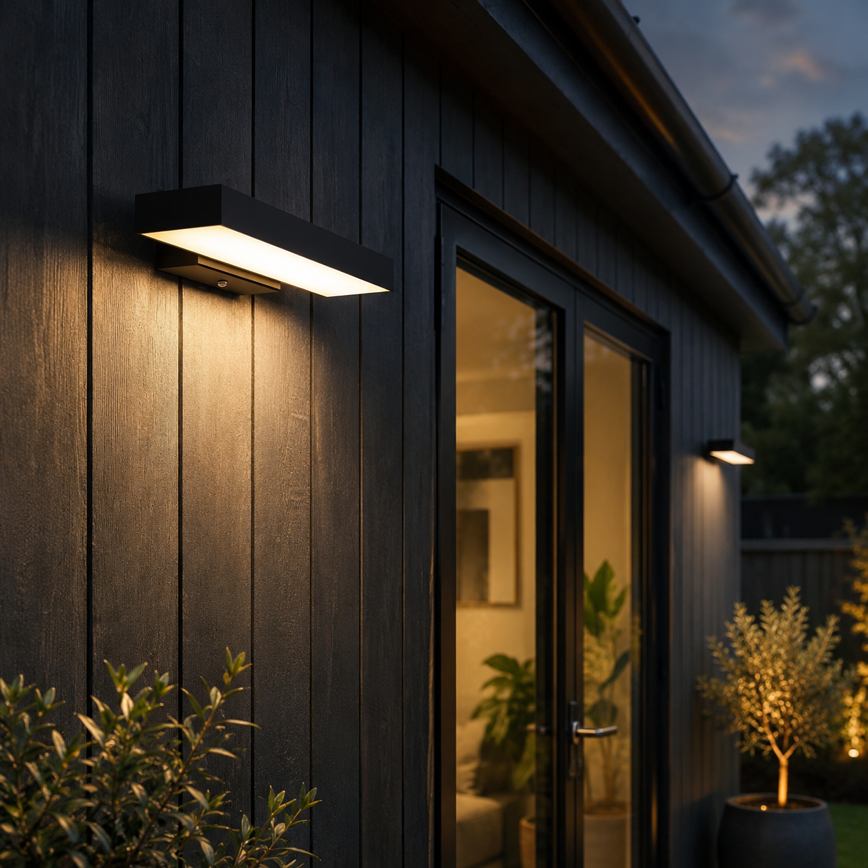 Solstice - Modern Minimalist Linear LED Motion Sensor Outdoor & Garden Wall Light Bar