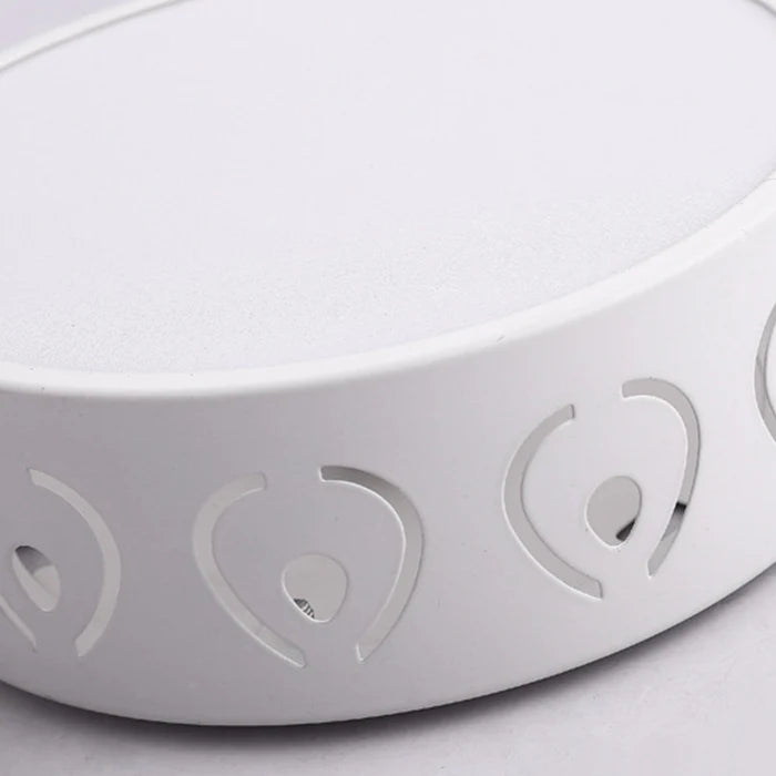 Round Decorative Hallway Ceiling Light, Sunburst Effect LED Flush Mount
