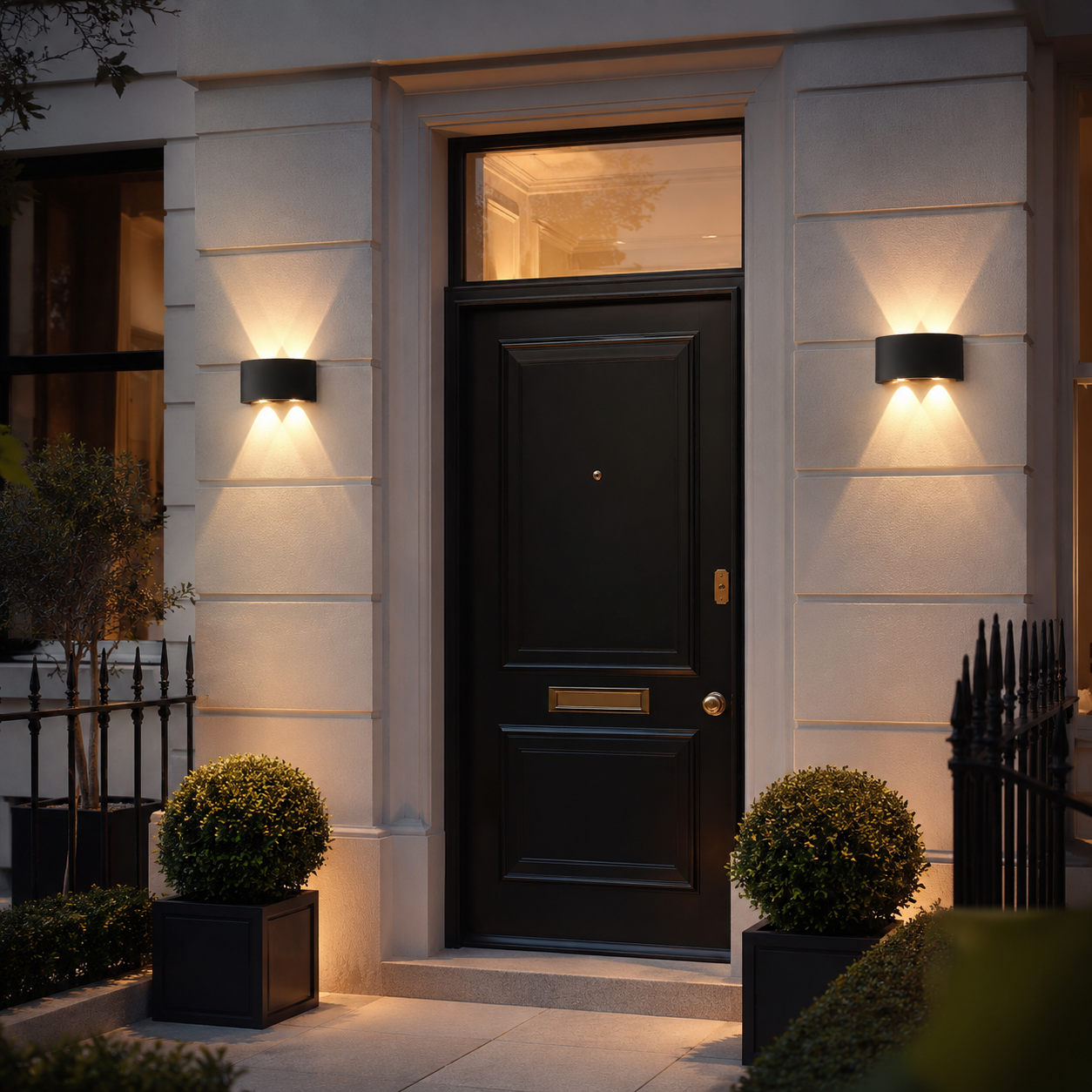 Modern LED Up & Down Wall Light, Indoor & Outdoor Sconce