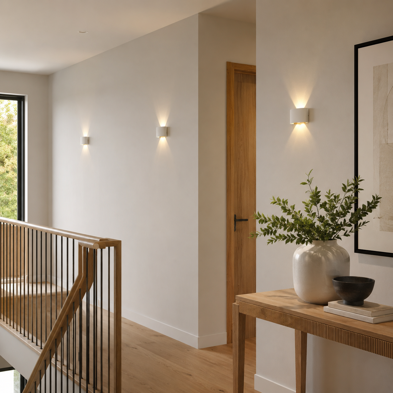 Modern LED Up & Down Wall Light, Indoor & Outdoor Sconce