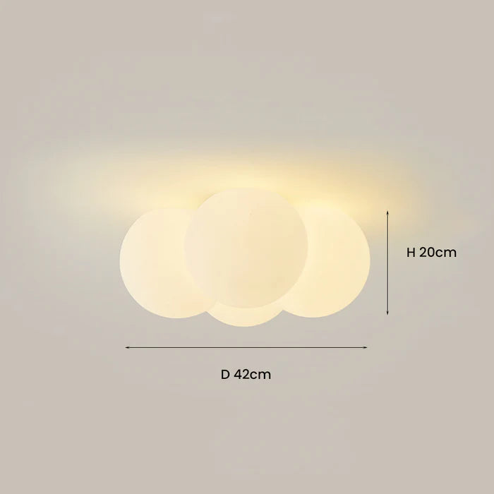 Nordic Cloud LED Ceiling Light for Nursery & Bedroom, Flush Mount or Pendant