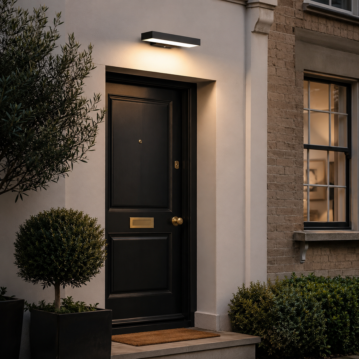 Solstice - Modern Minimalist Linear LED Motion Sensor Outdoor & Garden Wall Light Bar