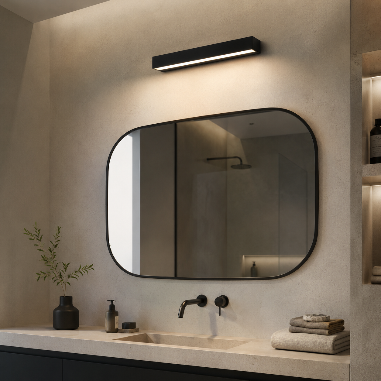 Modern Outdoor Wall Light, Waterproof LED Garden & Porch Sconce