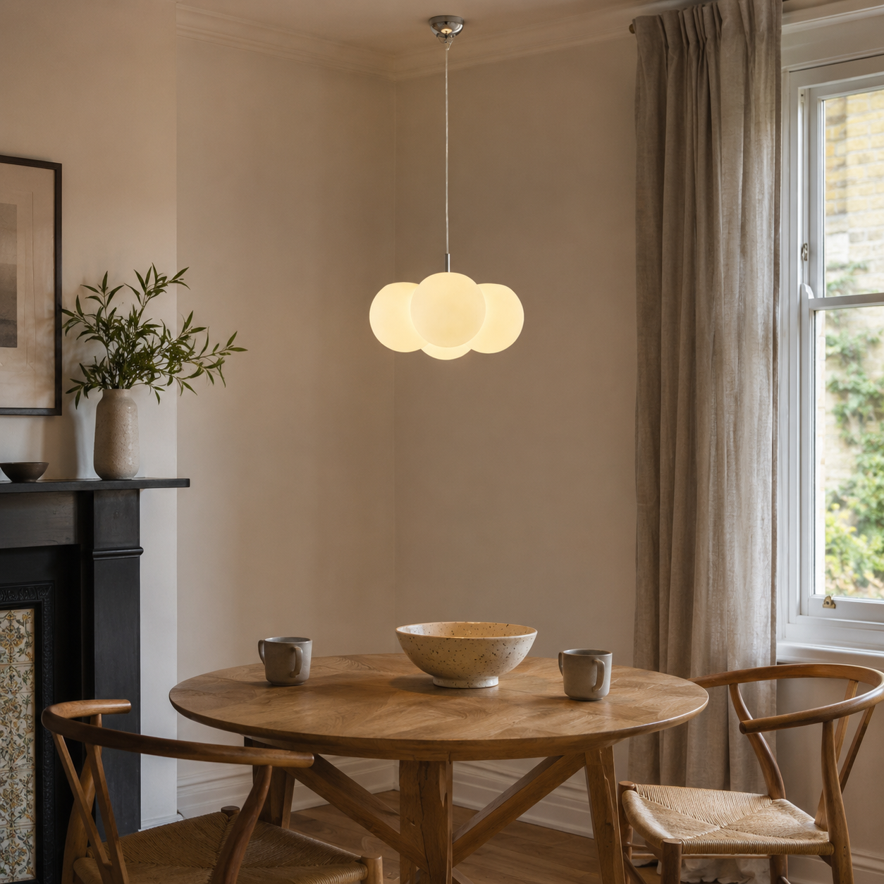 Nordic Cloud LED Ceiling Light for Nursery & Bedroom, Flush Mount or Pendant