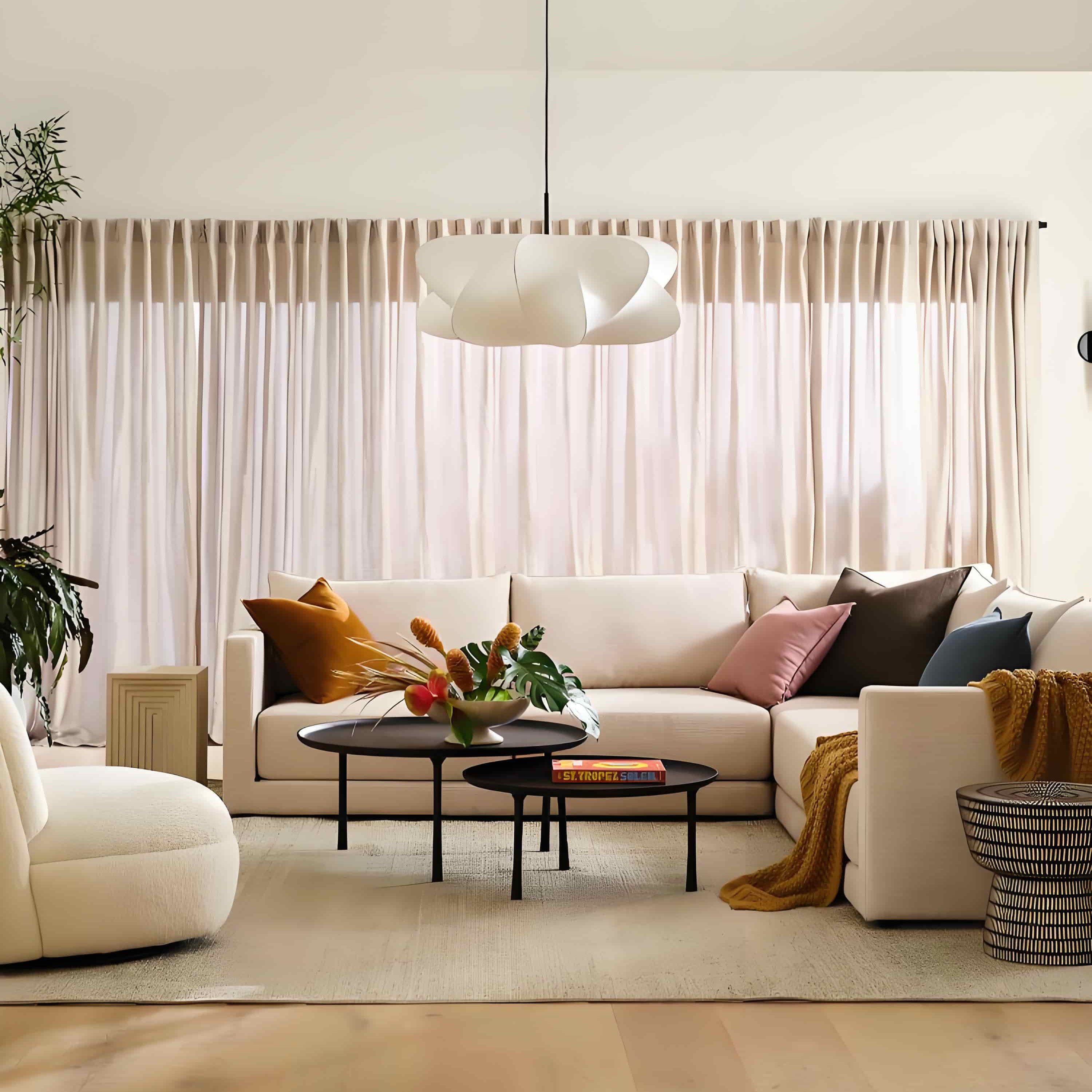 Japanese Wabi Sabi Silk Pendant Light – Minimalist Lighting for Stylish Spaces