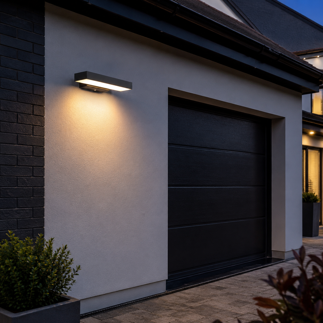 Solstice - Modern Minimalist Linear LED Motion Sensor Outdoor & Garden Wall Light Bar