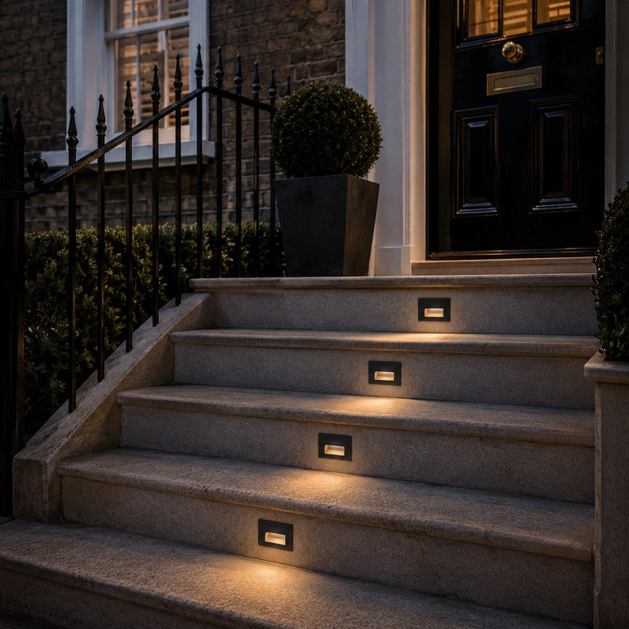Elian - Recessed LED Step Light, Waterproof Stair & Pathway Wall Light