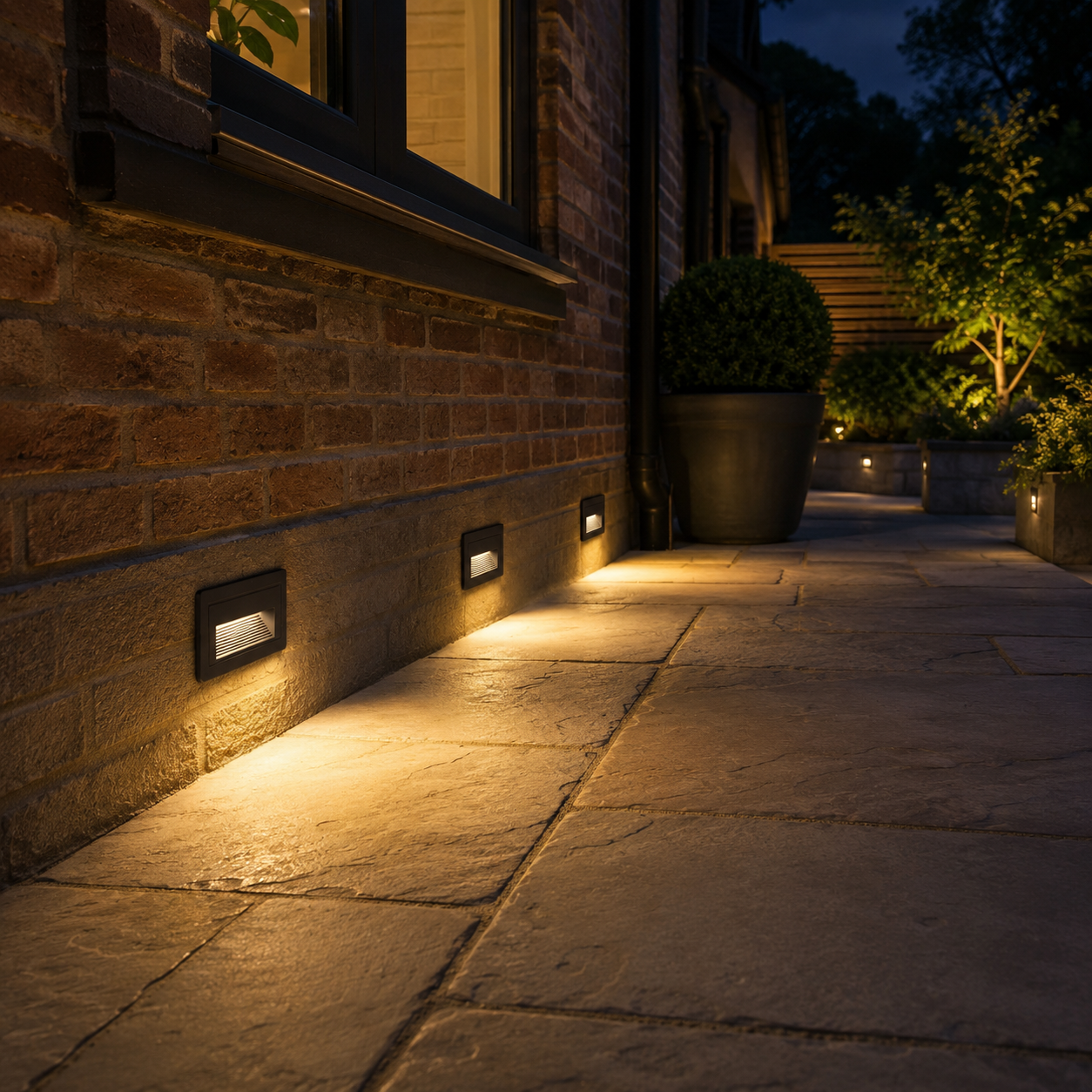 Elian - Recessed LED Step Light, Waterproof Stair & Pathway Wall Light