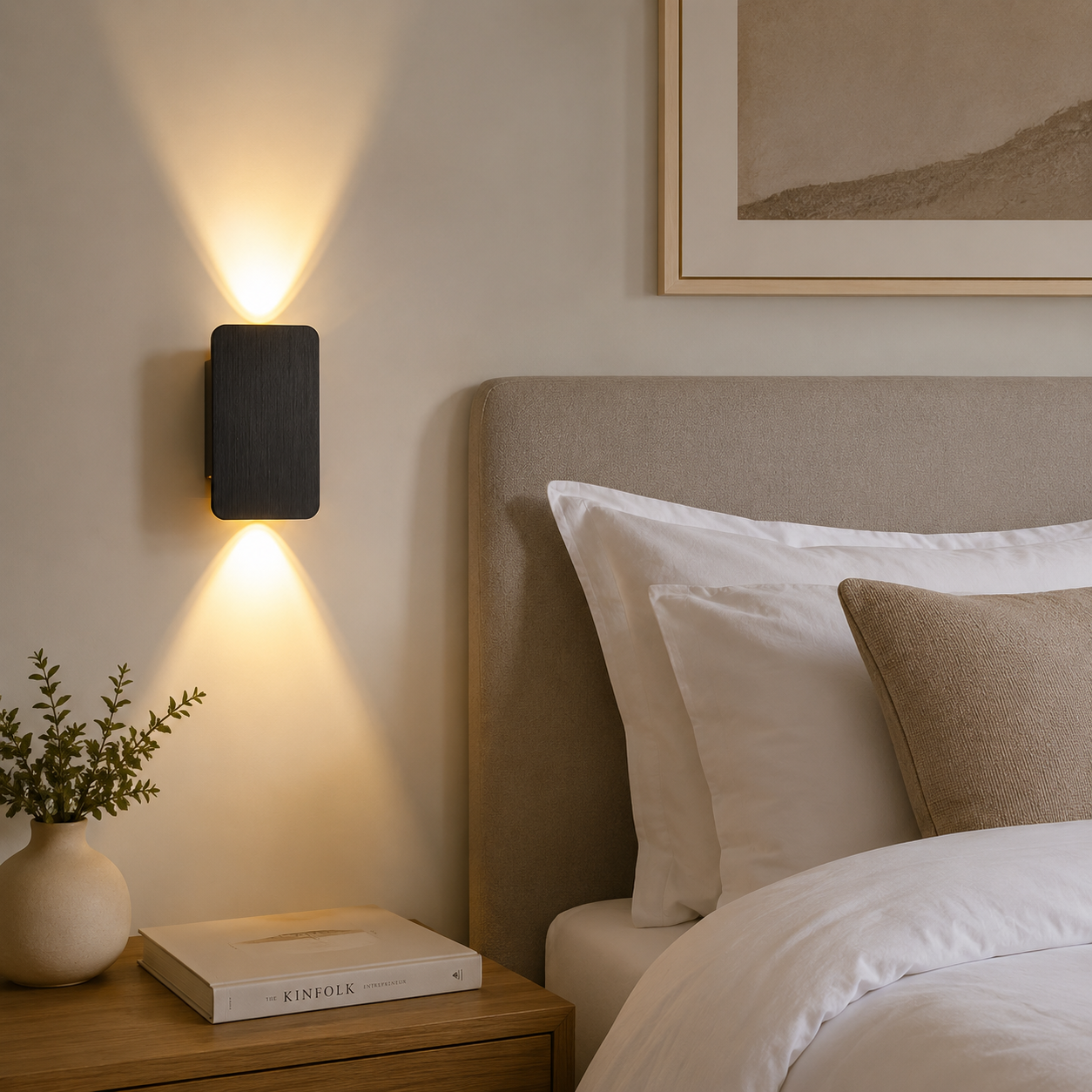 Modern Rectangular Sleek Wall Light – LED Indoor Sconce