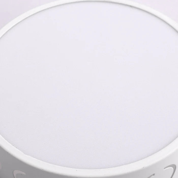 Round Decorative Hallway Ceiling Light, Sunburst Effect LED Flush Mount